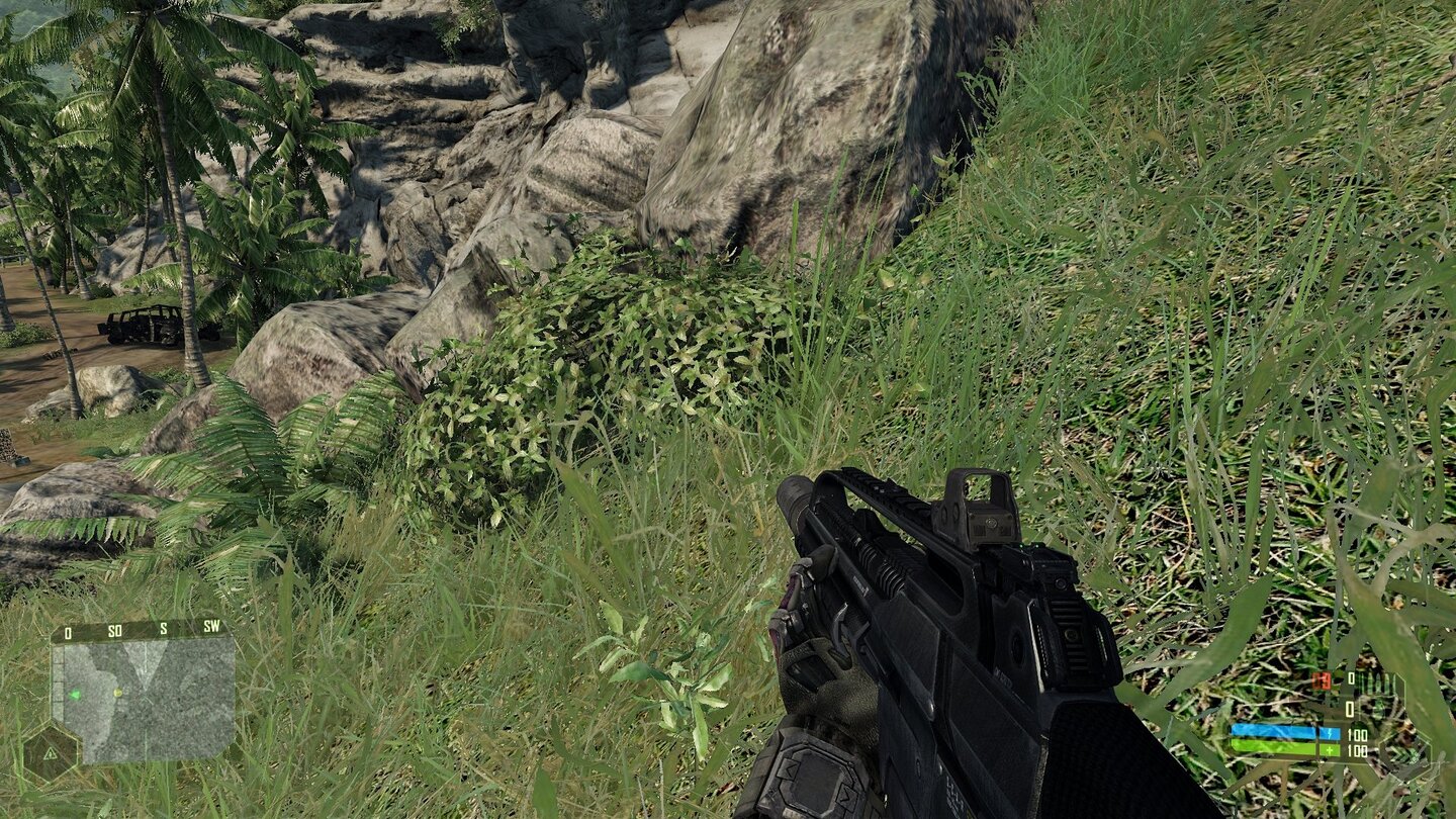 Crysis Vergleich PC vs Xbox - Graeser PC