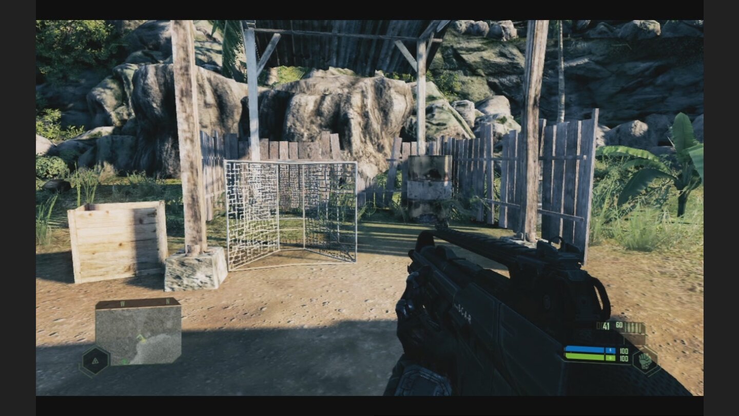 Crysis Vergleich PC vs Xbox - Kaefig Xbox