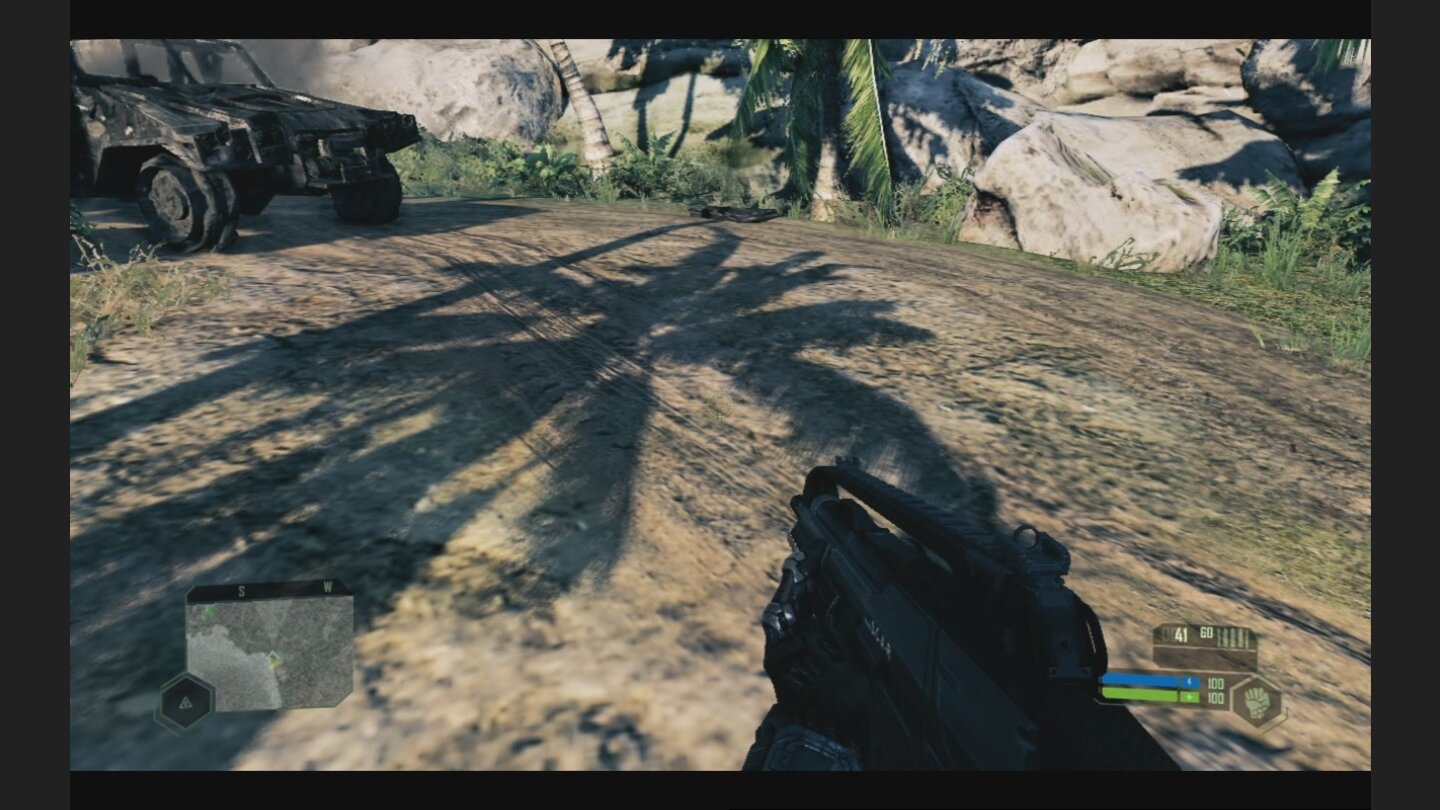 Crysis Vergleich PC vs Xbox - Schatten Baum Xbox