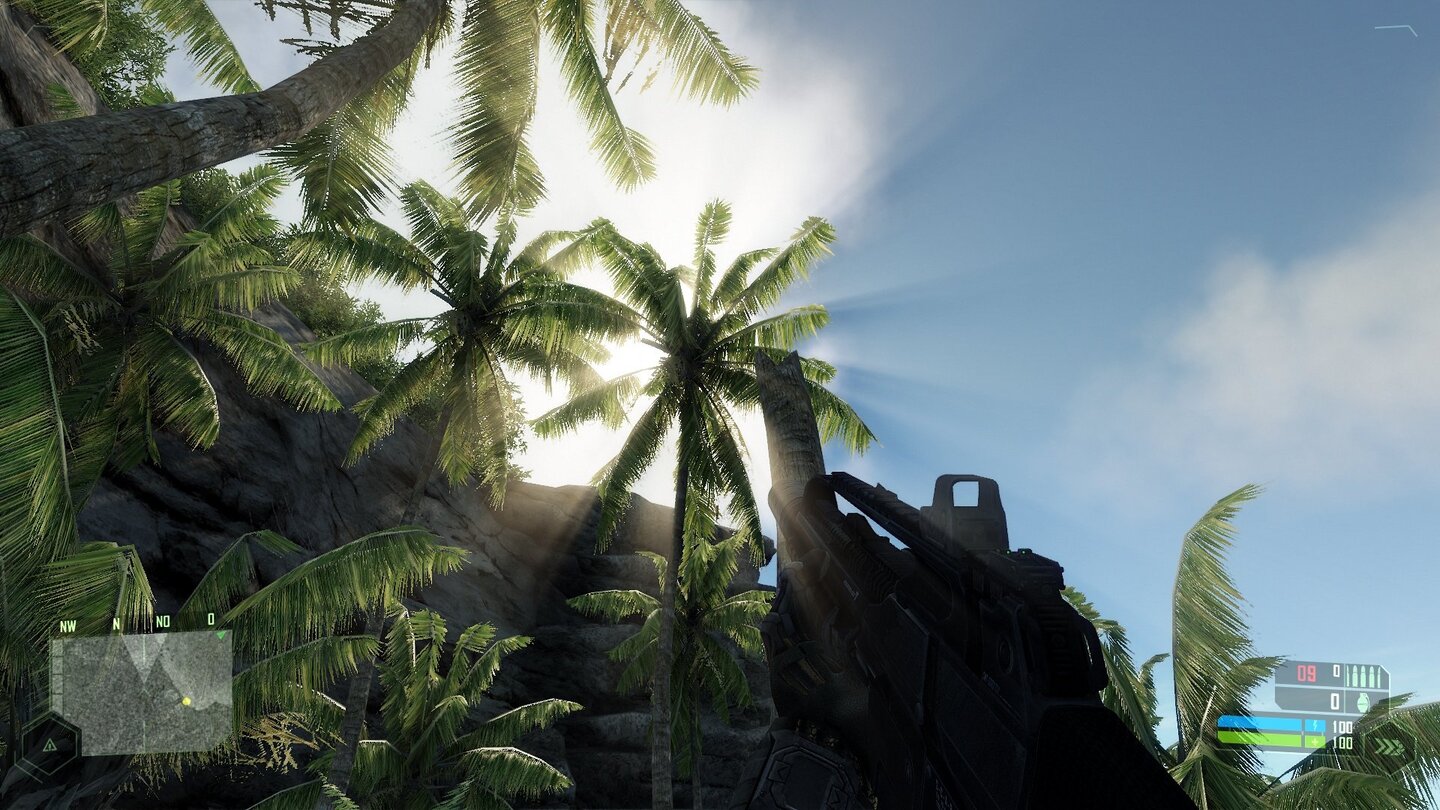 Crysis Vergleich PC vs Xbox - Sonnenstrahlen 1 PC