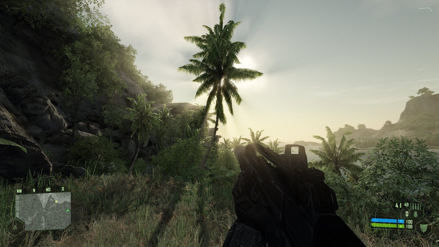 Crysis Vergleich PC vs Xbox - Sonnenstrahlen 2 PC