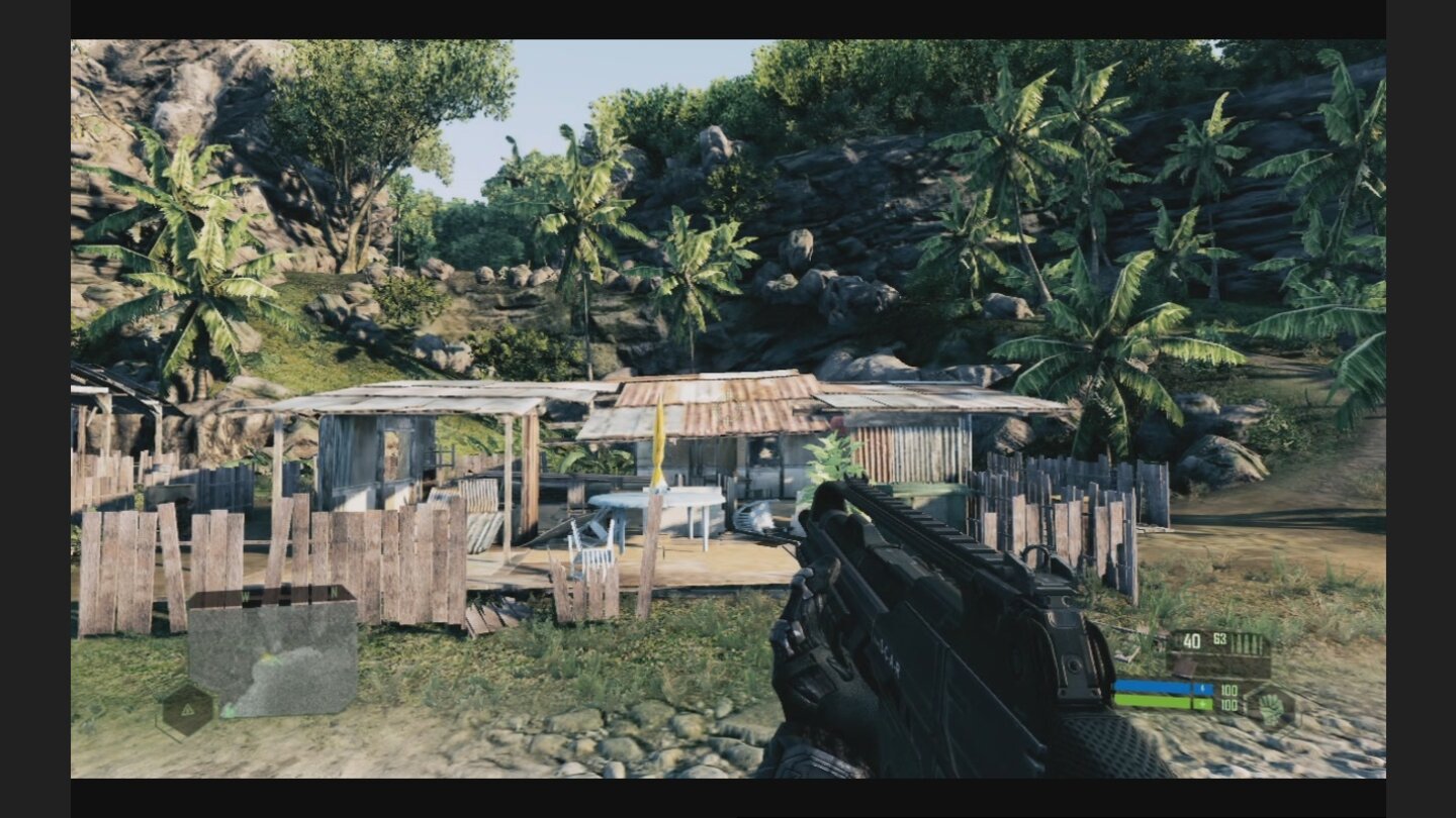 Crysis Vergleich PC vs Xbox - Texturen Haus Xbox
