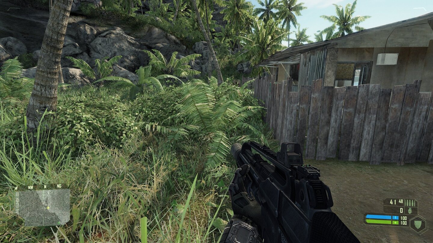 Crysis Vergleich PC vs Xbox - Vegetation 1 PC