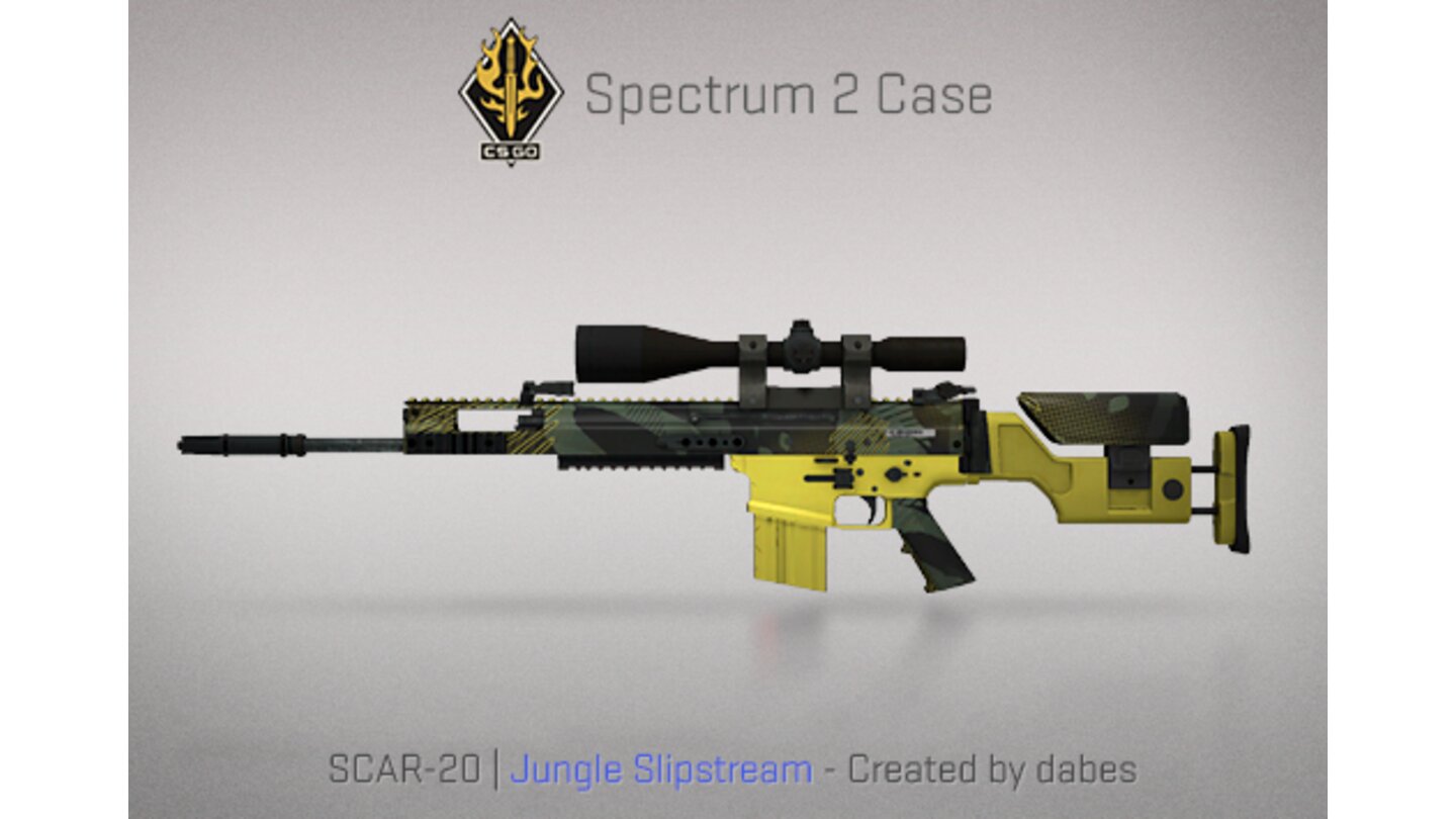 CS:GO - Waffenskins des Spectrum Case 2