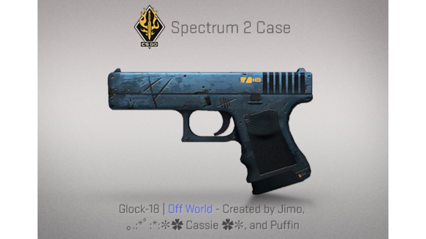 CS:GO - Waffenskins des Spectrum Case 2