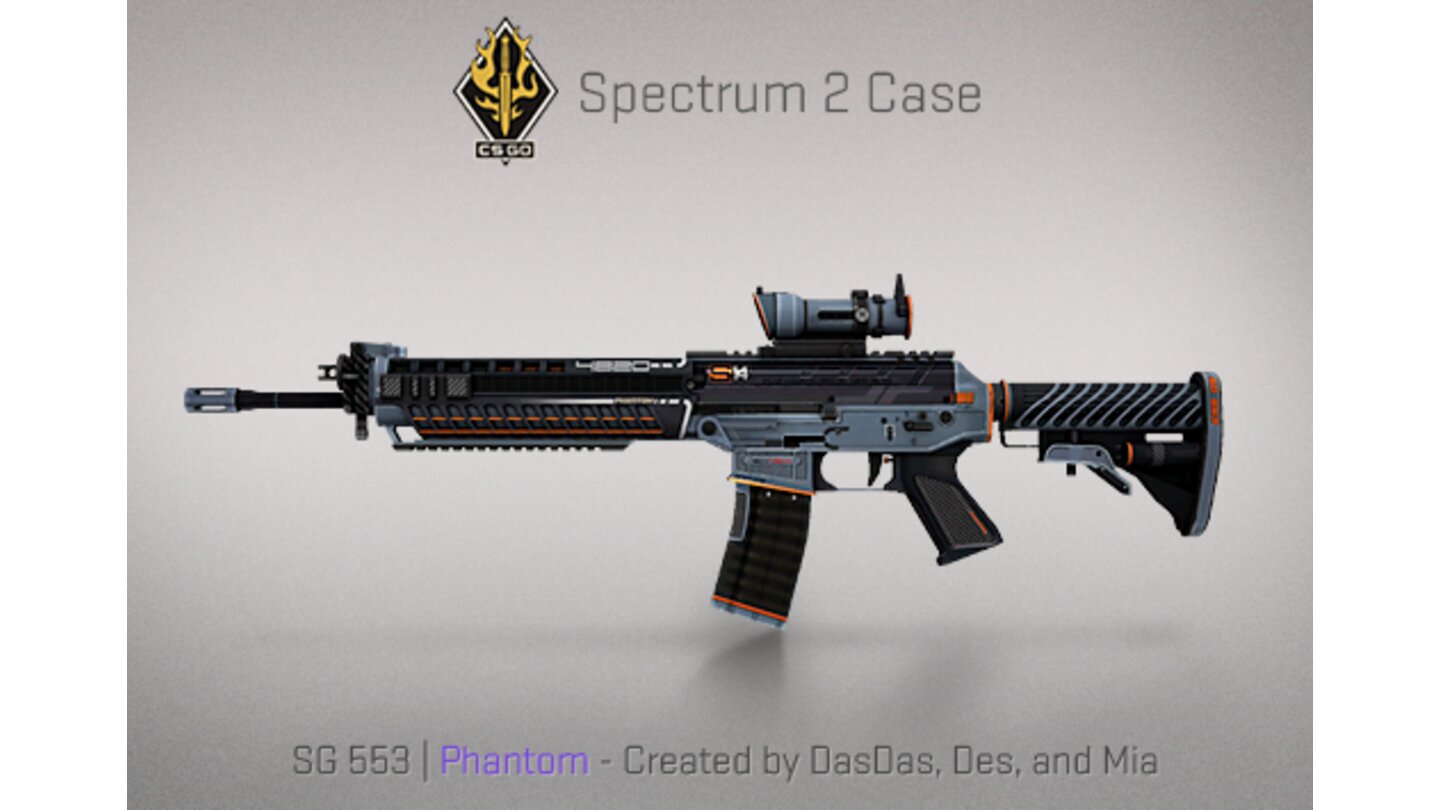 CS:GO - Waffenskins des Spectrum Case 2