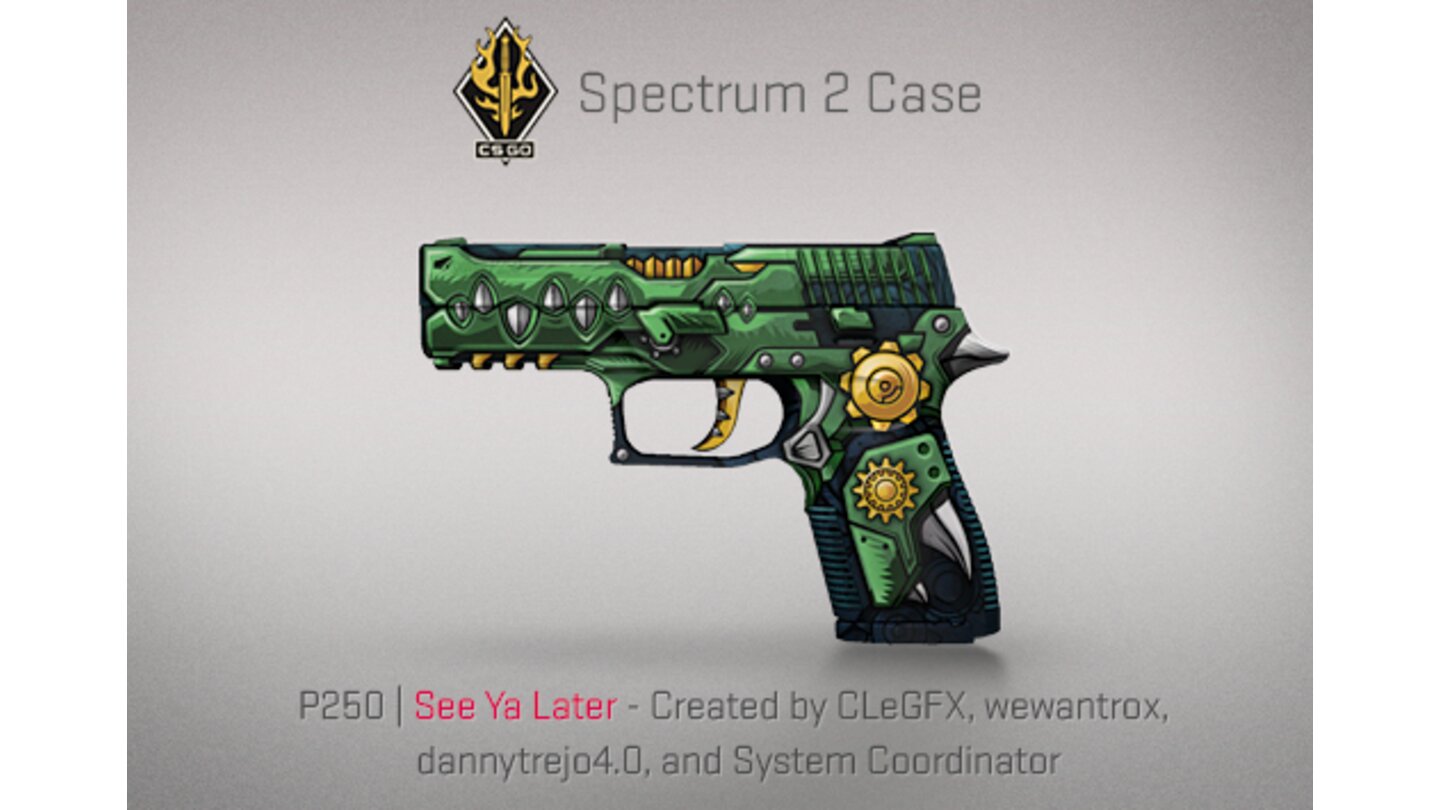 CS:GO - Waffenskins des Spectrum Case 2