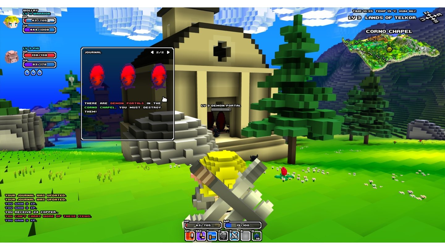 Cube World - Screenshots vom neuen Questsystem