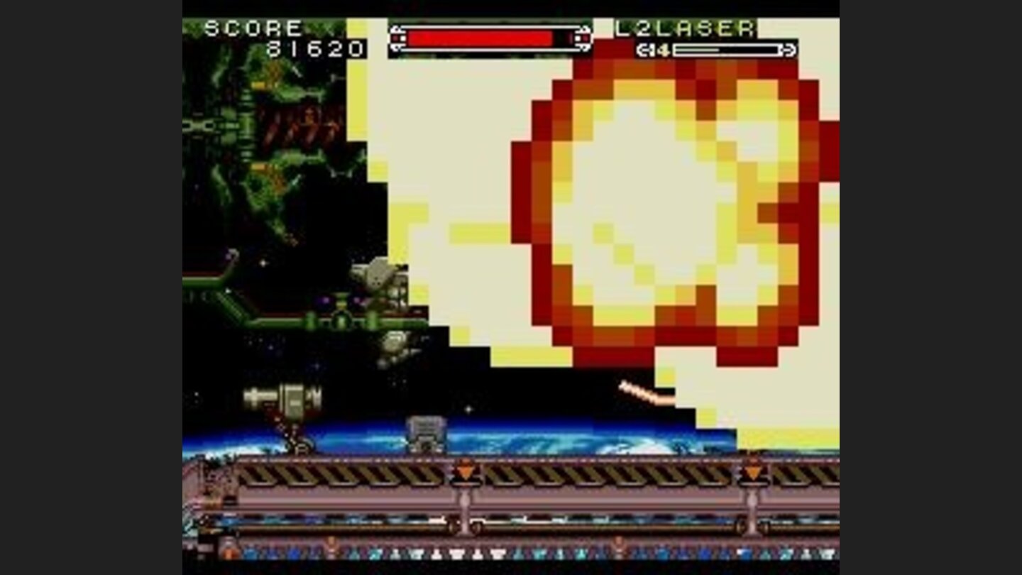 Cybernator does explosions in a big way