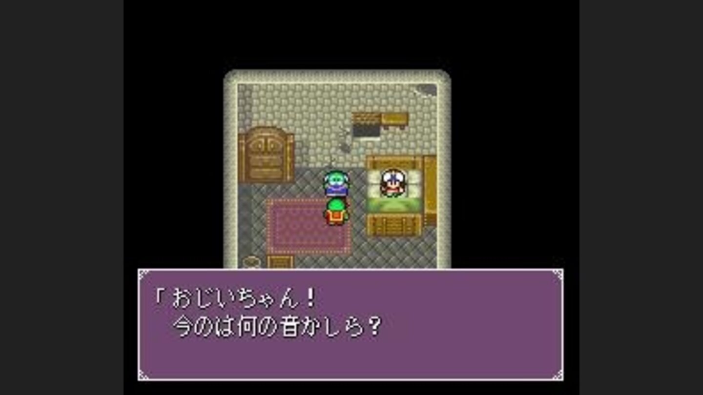 Talking to the elder of Chicory village