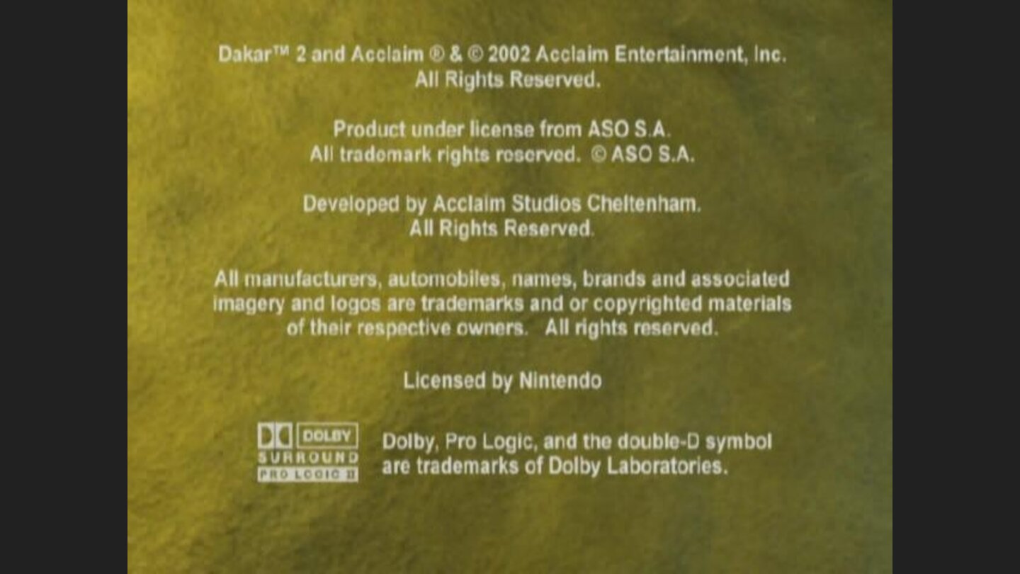 Copyright Screen