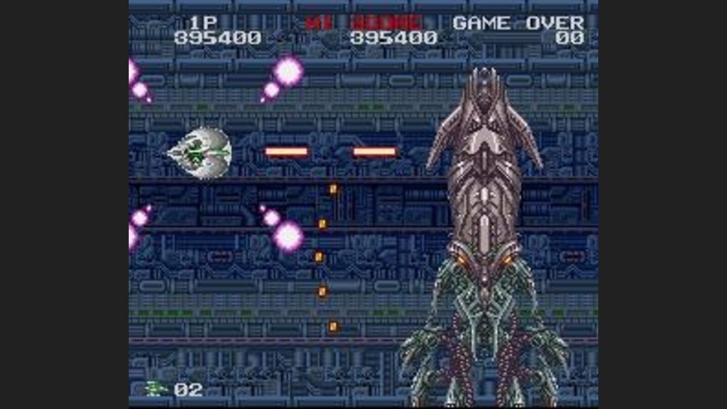 An end of level squid