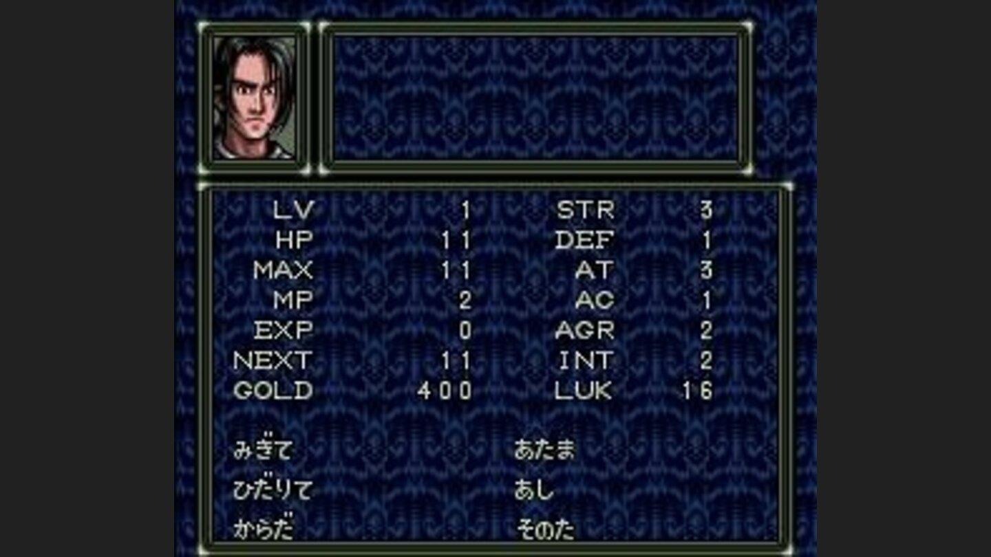 Character information