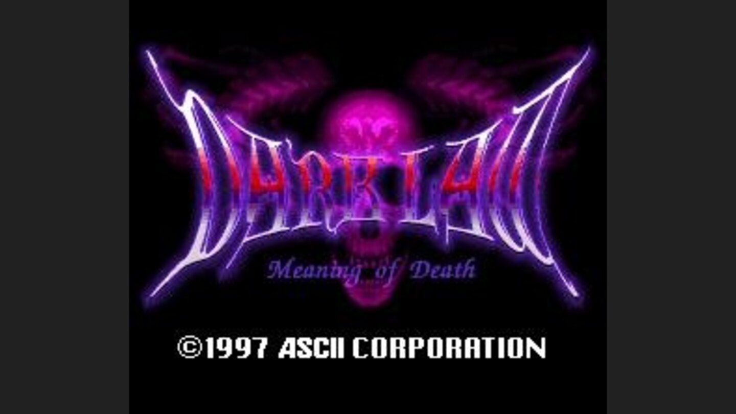 The second title screen, after the intro - a bit more impressive