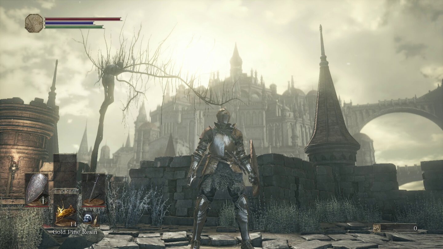 Dark Souls 3Altbekannt, aber immer noch faszinierend: Solch grausig-schöne Panoramen kennen wir bereits aus den Vorgängern.