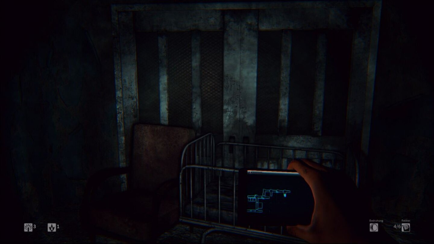 Daylight (PS4)Nicht begehbare Areale sind meist durch verschiedenes Mobiliar zugestellt.