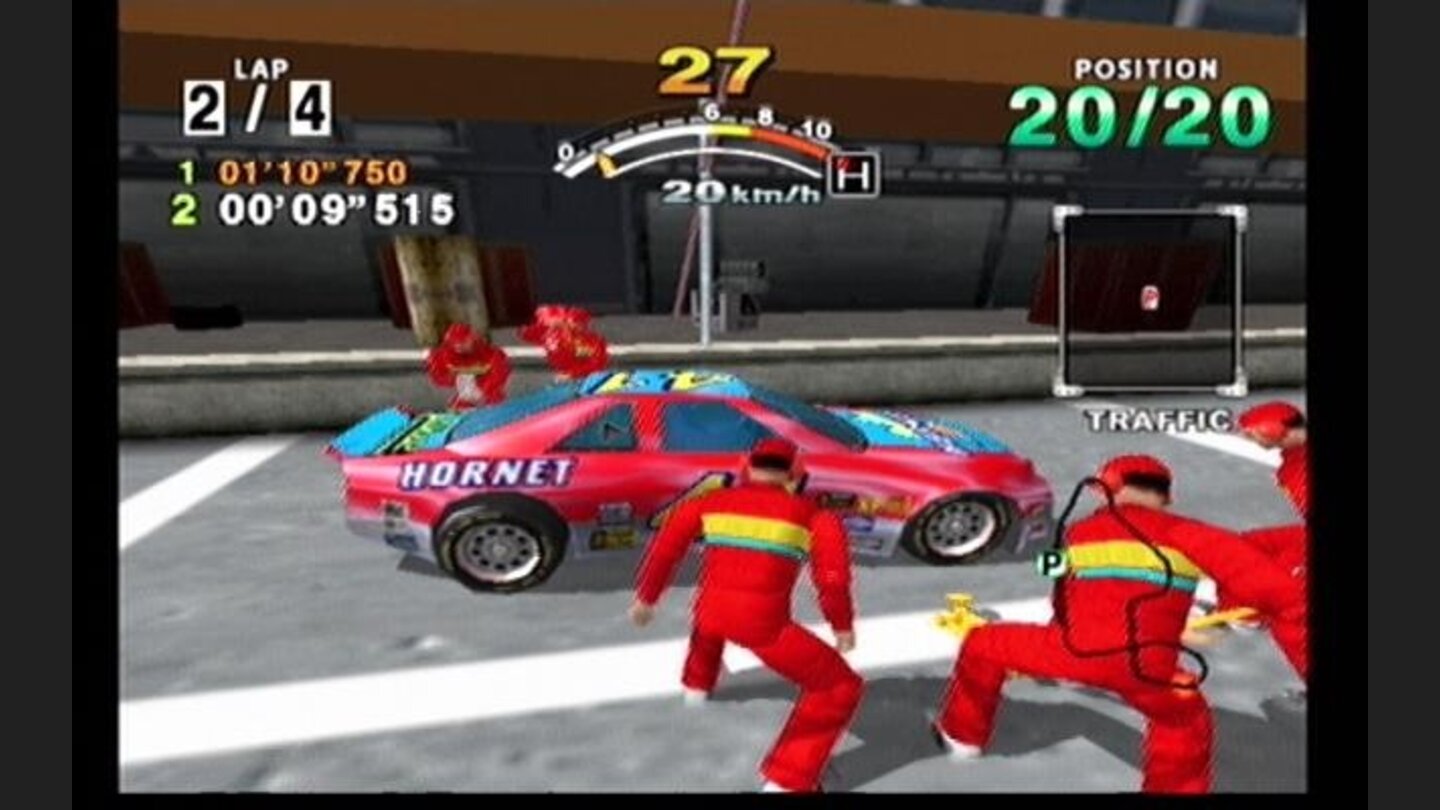 In the pits...