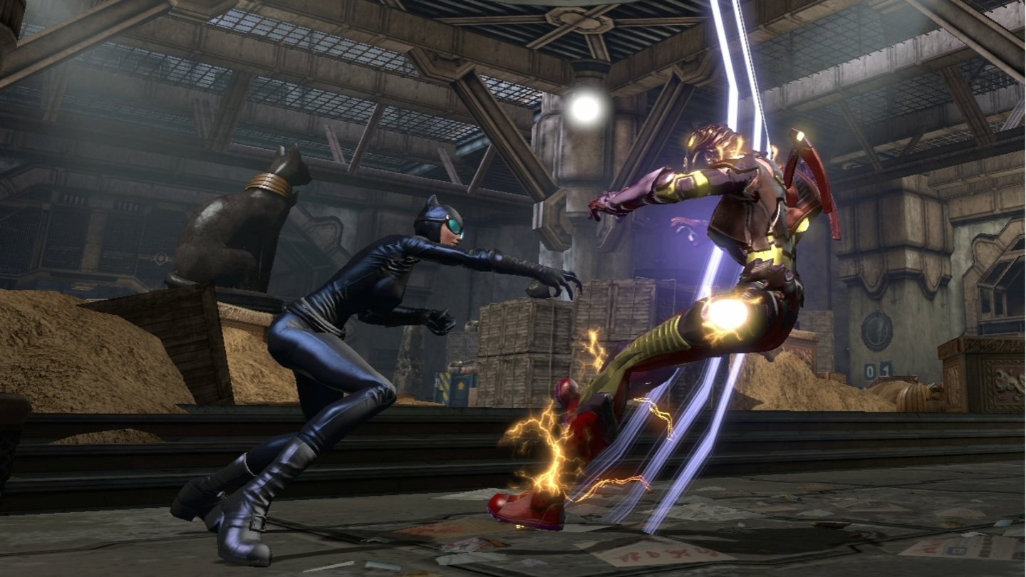 DC Universe OnlineScreenshots zum Catwoman-Update, das im Februar 2011 auf die Server von DC Universe Online aufgespielt wird und unter anderem die Katzenlady als neue Gegenspielerin liefert.