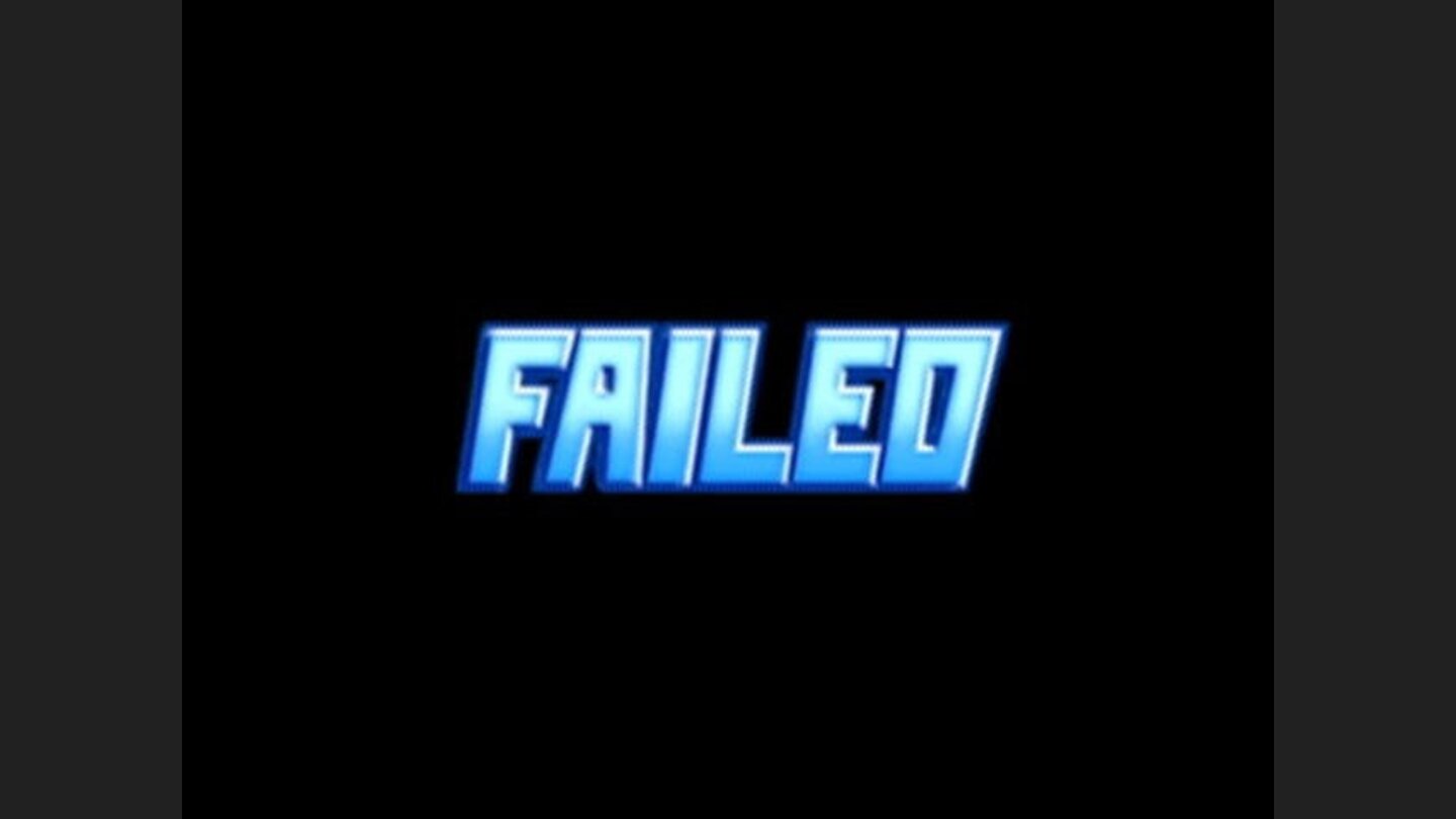 The screen every player hates to see.