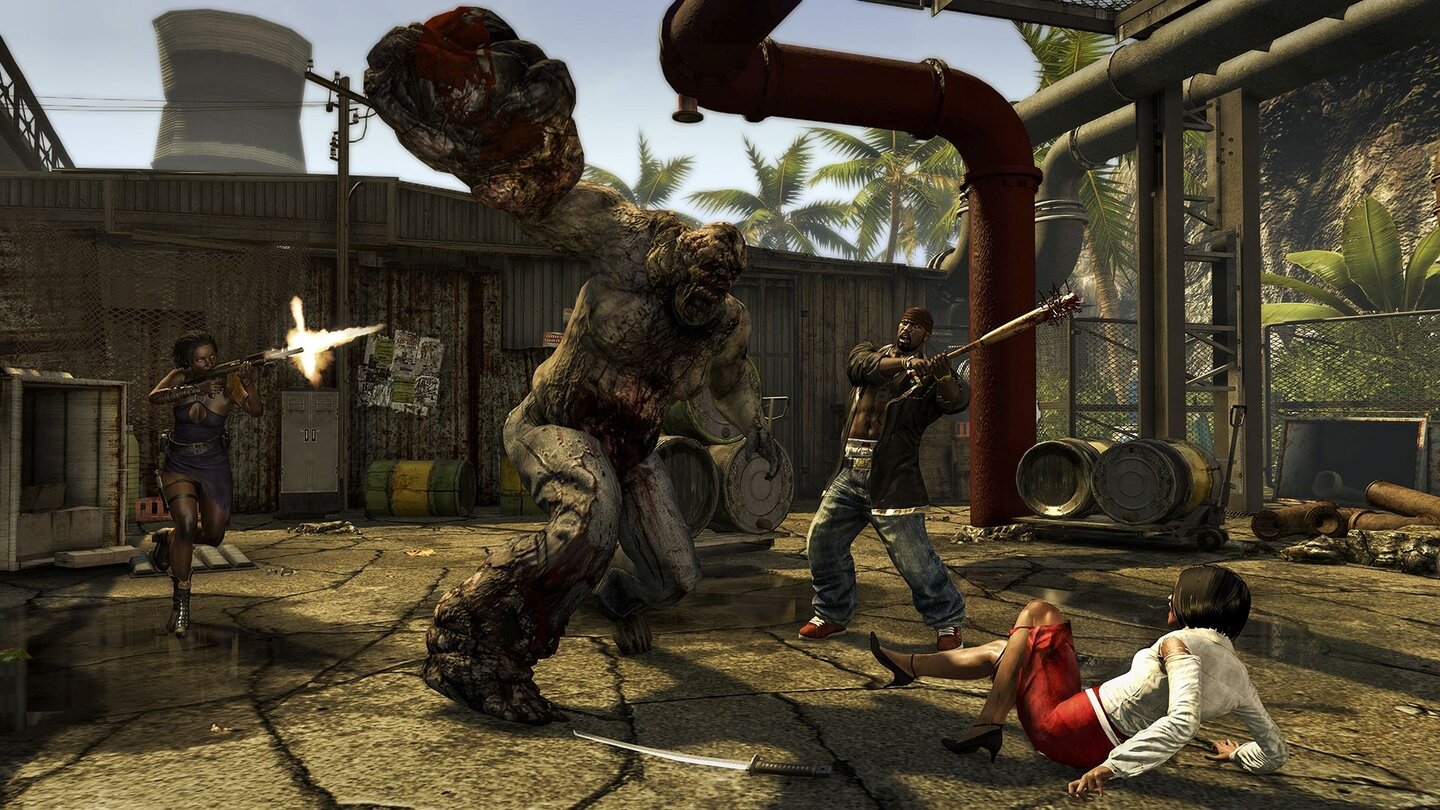 Dead Island: RiptideSolch zähe Gegner haben wir in unserer Anspiel-Session nicht getroffen. Ob die neuen Monster mehr Taktik von den Spielern verlangen, ist noch unklar.