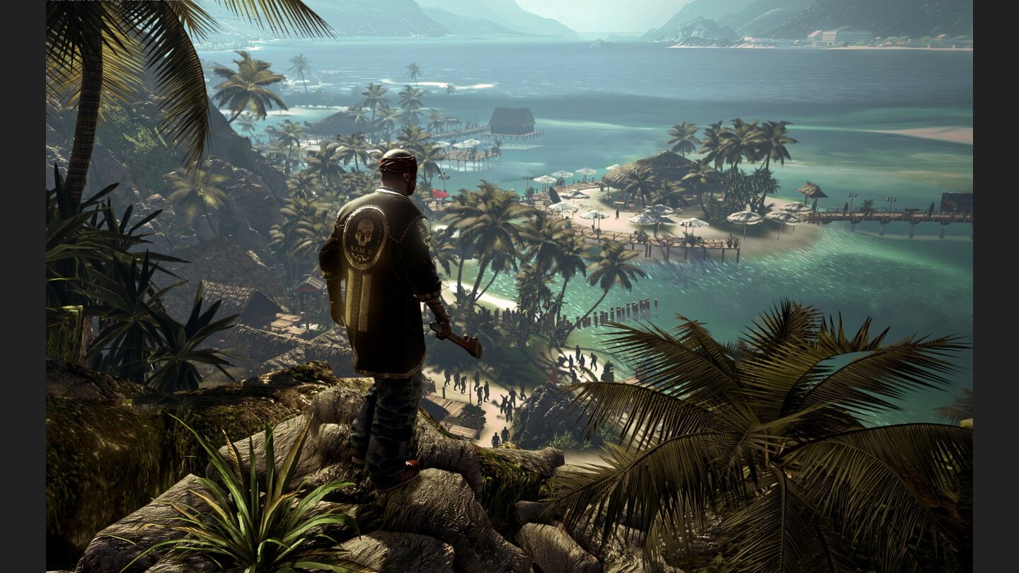 Dead IslandSam B. überblickt Banoi: Alles was wir sehen, können wir auch erreichen.