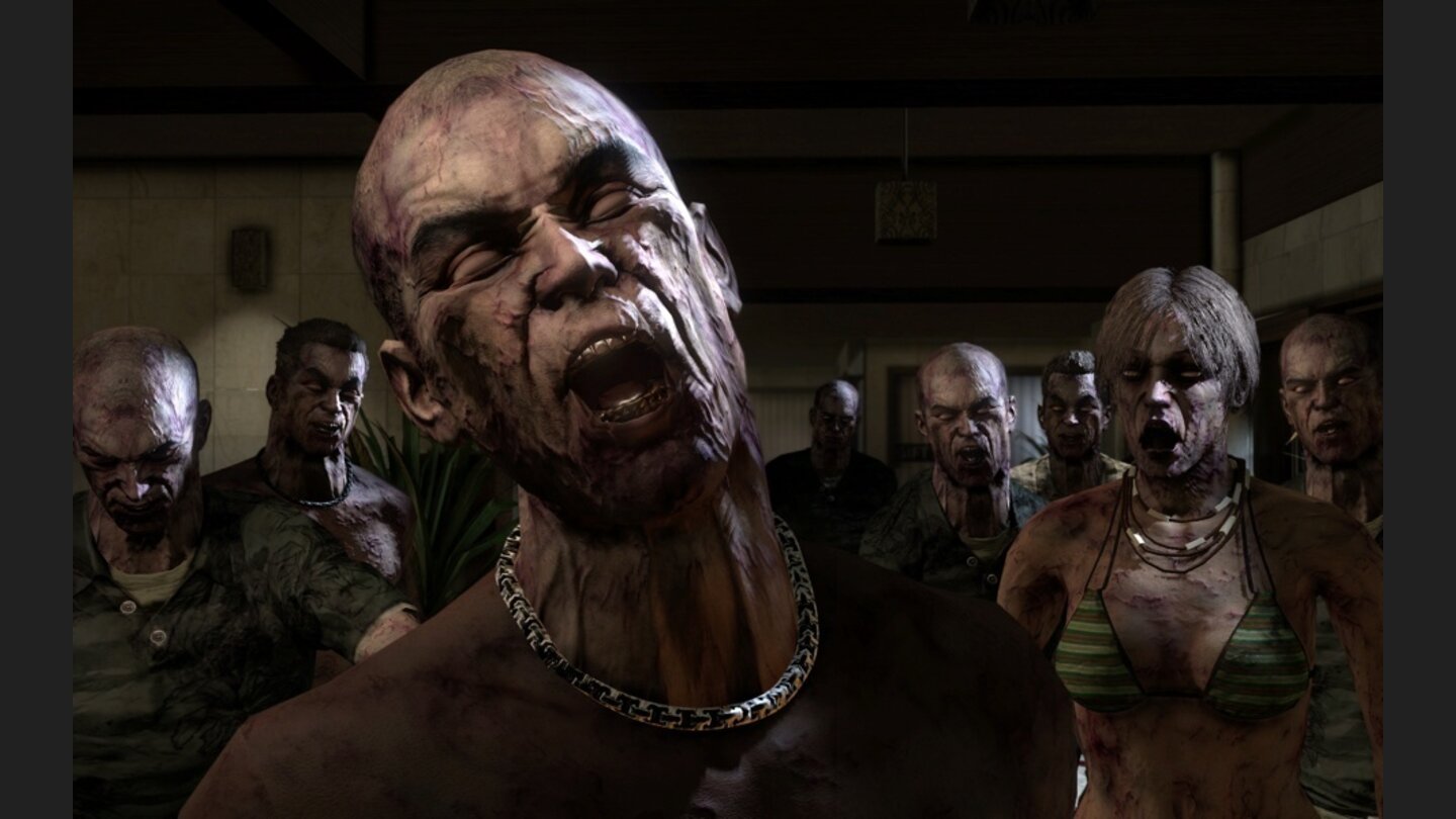 Dead IslandViele Stützpunkte sind zunächst mit Zombies überfüllt.