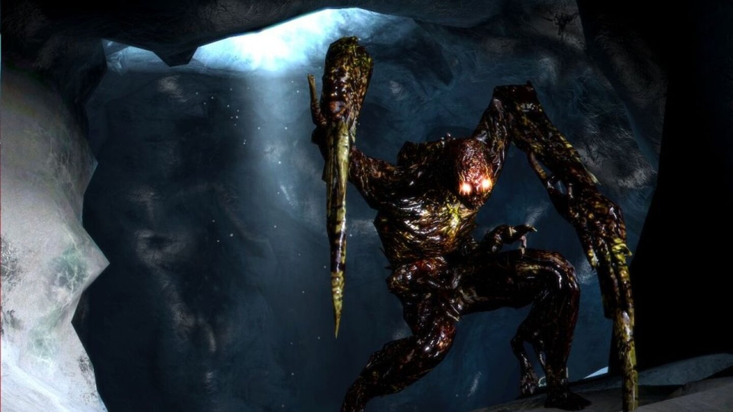 Dead Space 3Neues Szenario, altes Problem: Auch auf Tau Volantis bekommen wir es mit den Nekromorphs zu tun.