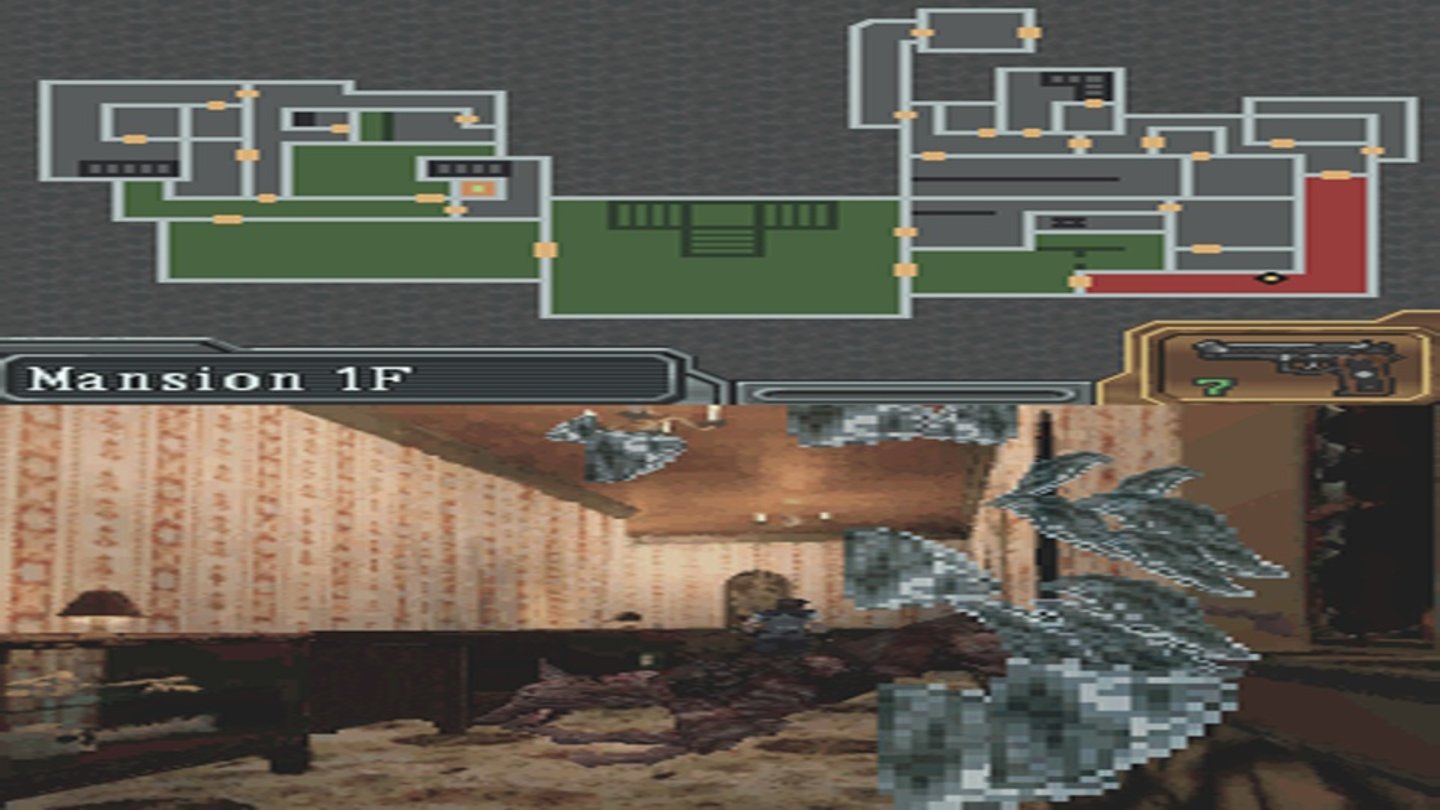 Resident Evil: Deadly Silence (2006) Deadly Silence von 2006 ist eine Neuauflage des ersten Serienteils für den Nintendo DS, die neben dem klassischen Spielmodus auch eine Rebirth-Variante mit mehr Gegnern und neuen Rätseln enthält. Außerdem erweitern einige Elemente aus Resident Evil 3 und Resident Evil 4 – 180°-Wenden und schnelles Nachladen – den Spielverlauf. Im Multiplayer-Modus können bis zu vier Spieler zusammen gegen die Untoten kämpfen oder im Wettbewerb um die meisten getöteten Zombies gegeneinander antreten.
