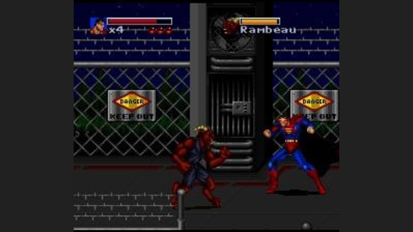 Shooting off his X-Ray eyes.