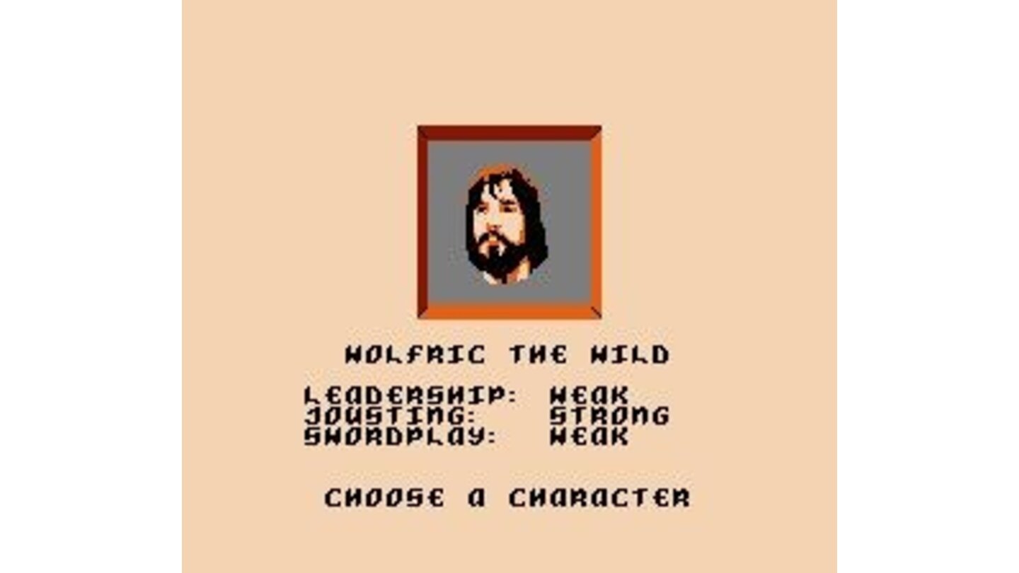 Choosing your character