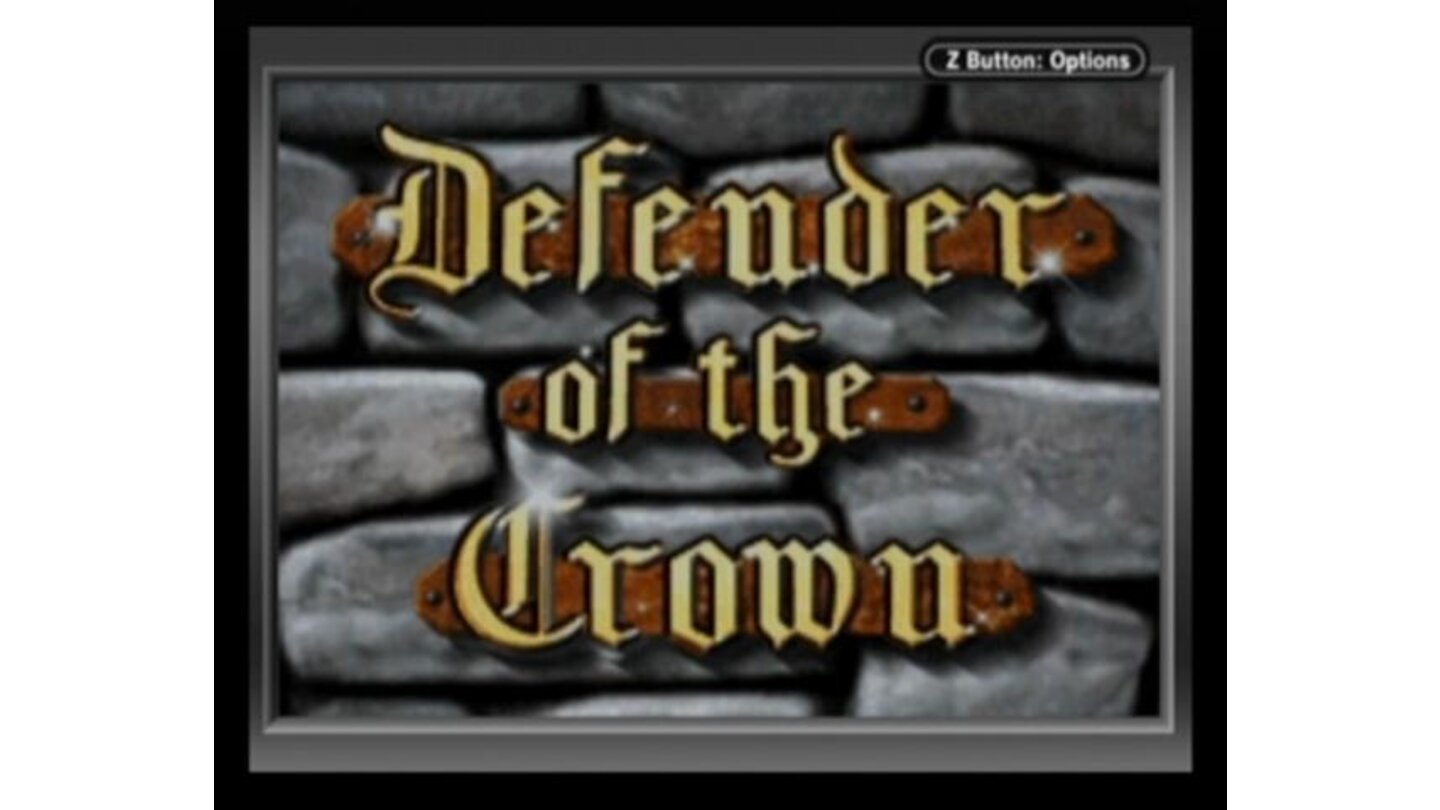 Main title screen.