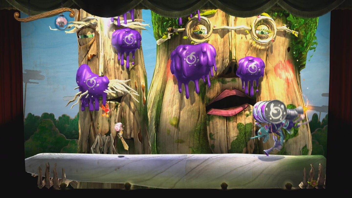 Der PuppenspielerWir müssen die Bäume von dem Schleim befreien, mit dem sie General Ratte eingesaut hat.