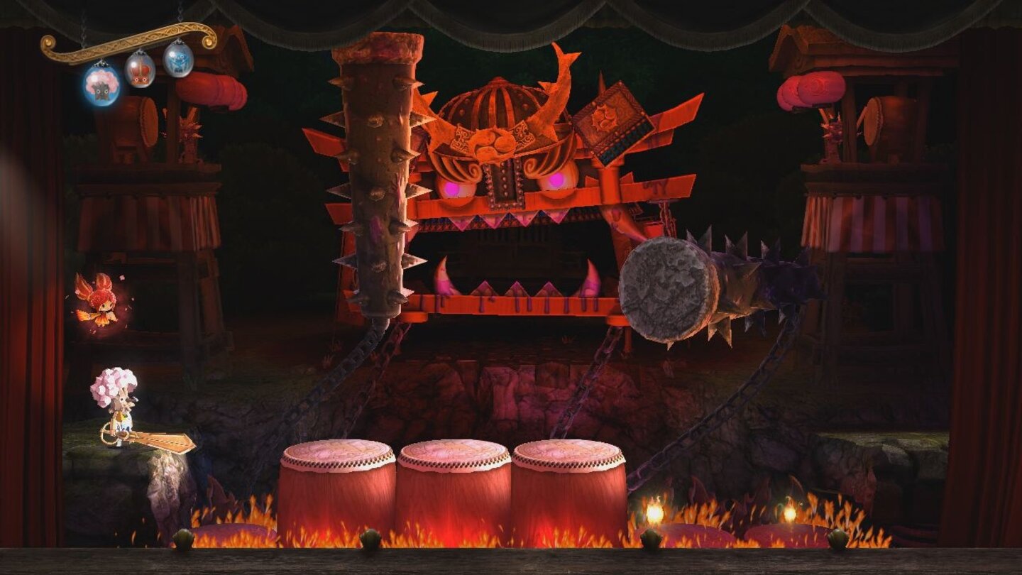 Der PuppenspielerDer Wächter sieht zwar bedrohlich aus, aber mit Calibrus und unseren Bomben werden wir trotzdem schnell mit ihm fertig.