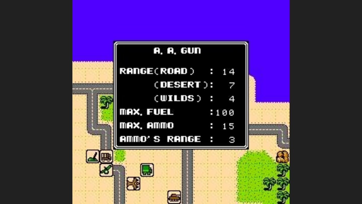 Desert Commander NES
