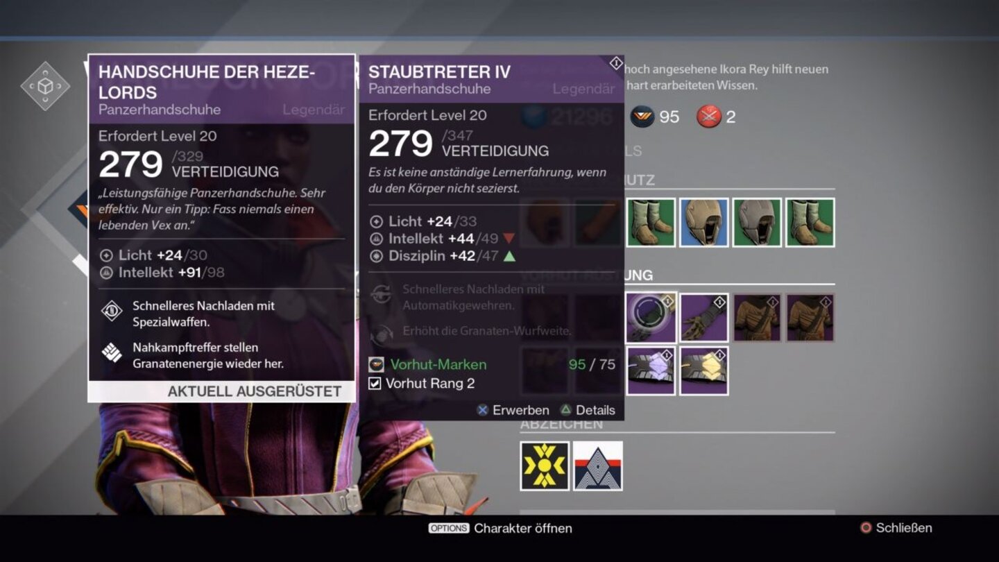 Destiny: Dunkelheit lauertAuch die Vorhut sowie die PvP-Händler haben neue Items im Gepäck, mit denen wir sogar Stufe 31 erreichen.