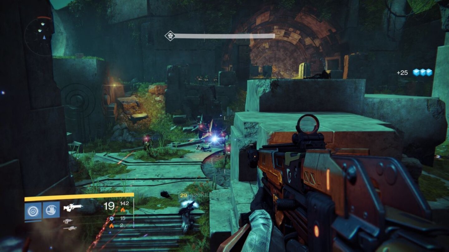 Destiny: Dunkelheit lauertDie Strikes kauen altbekannte Levels wieder. Nur der letzte Abschnitt entpuppt sich als wirklich neues Gebiet.