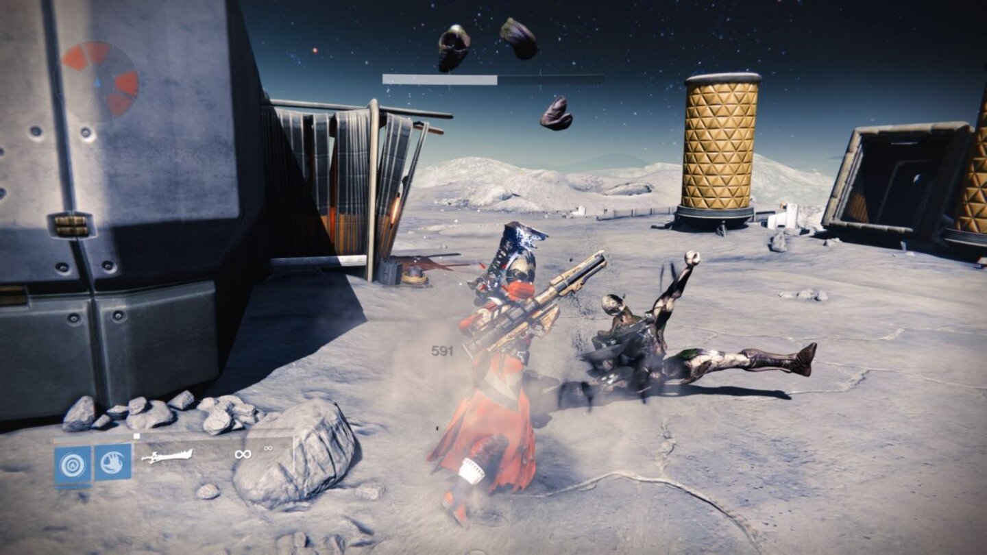 Destiny: Dunkelheit lauertIn Dunkelheit lauert spawnen zufällig Ritter von Krota. Töten wir sie, dürfen wir uns kurz mit ihrer Klinge durch Feinde schnetzeln.