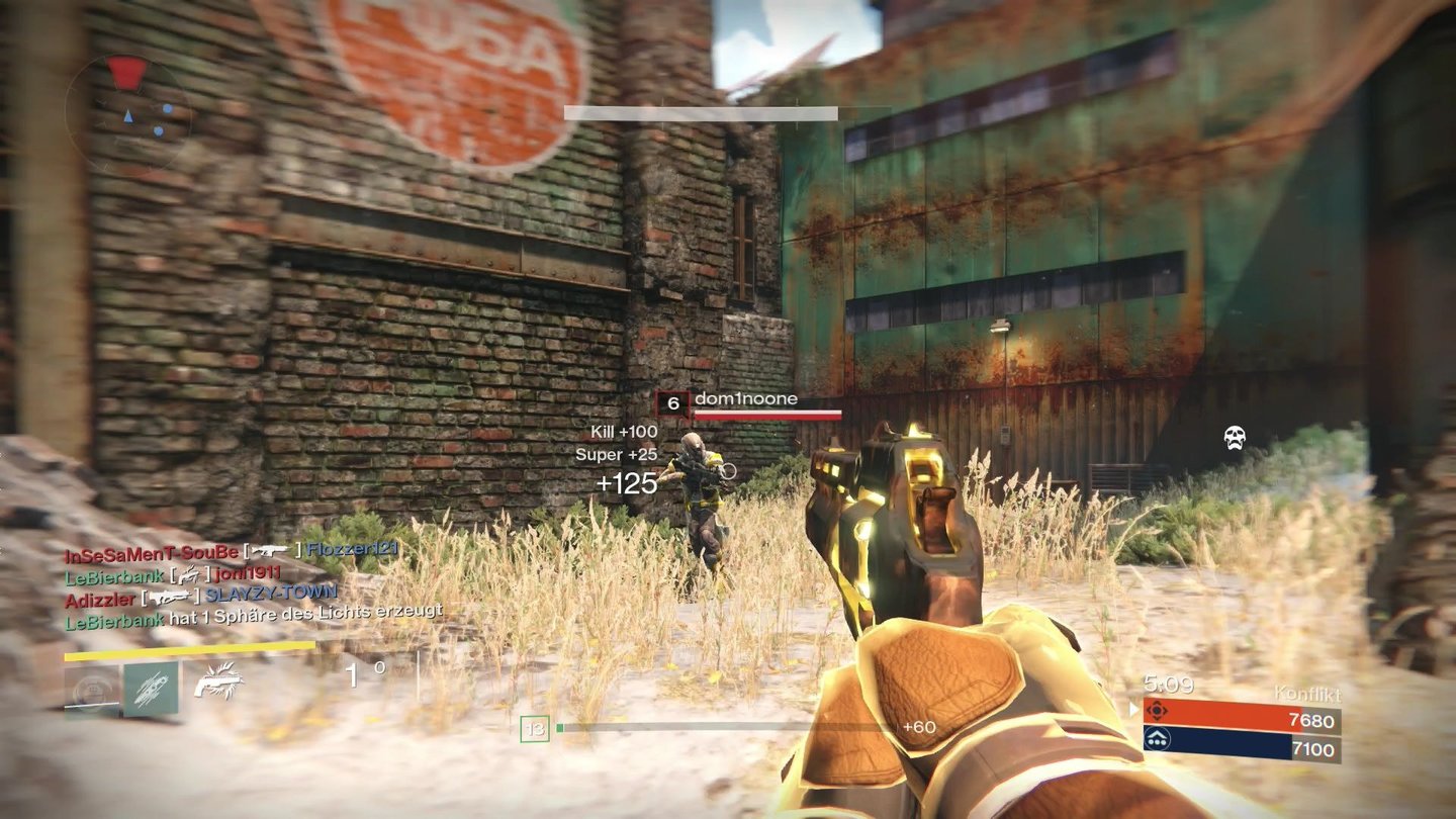 DestinySpezialattacken wie die leuchtende Kanone des Jägers lassen sich auch in den PvP-Matches einsetzen.