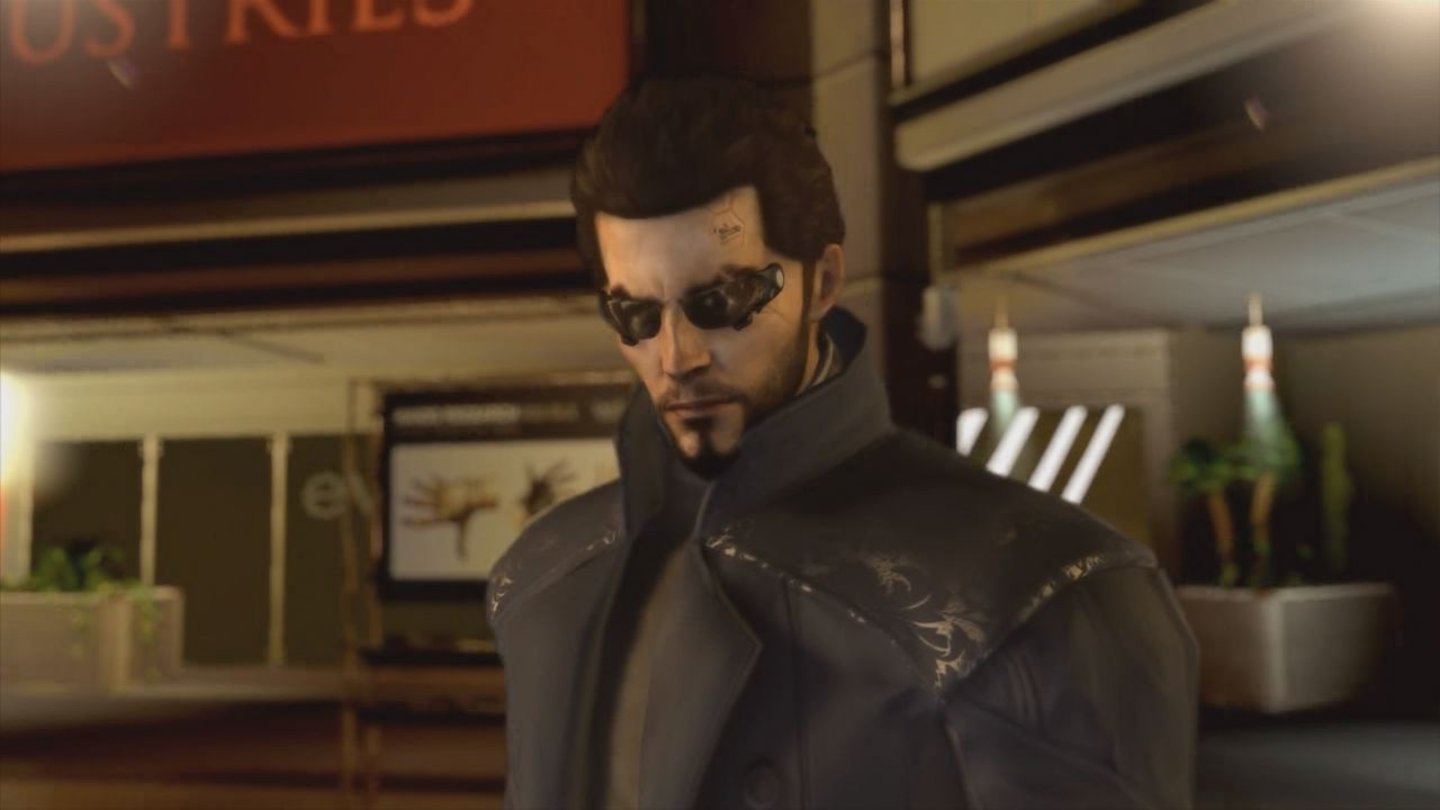 Deus Ex: Human Revolution - Director's Cut (Wii U)Adam Jensen besteht nach einem verheerenden Unfall zur Hälfte aus mechanischen Ersatzteilen.