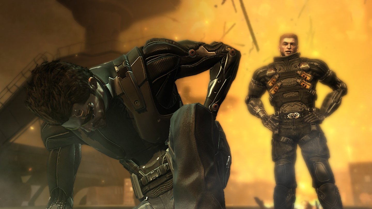 Deus Ex: Human Revolution - Screenshot (Barrett vs Adam)