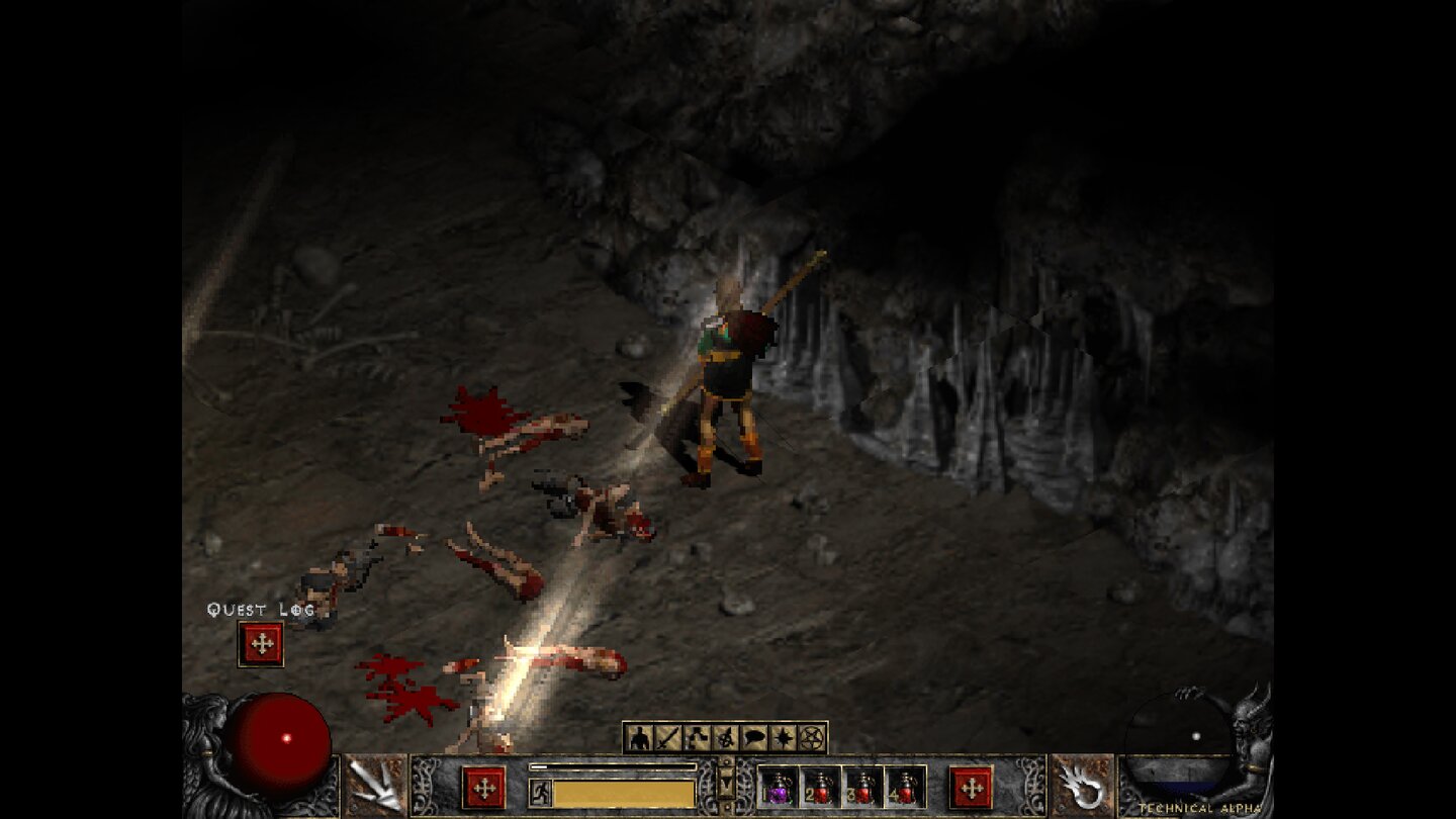 Diablo 2: ResurrectedOriginal: Zauberin in Nahaufnahme