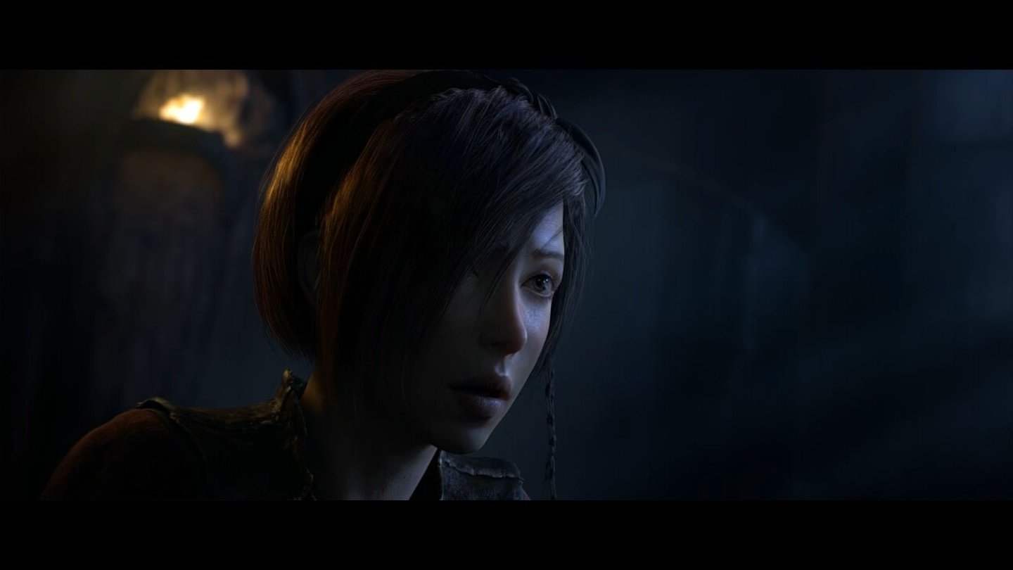 Diablo 3 - Bilder aus der Test-VersionIn den Zwischensequenzen hat Blizzard ganze Arbeit geleistet. Leah, die Nichte von Deckard Cain, verfügt über sehr menschliche Gesichtszüge und ein lebendiges Leuchten in den Augen.