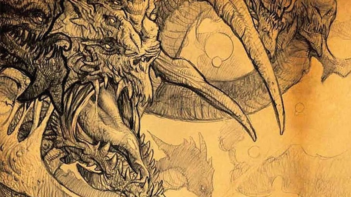 Diablo 3: Die Story bisher... sowie Dragon Tathamet, den siebenköpfigen, erzbösen Drachen.