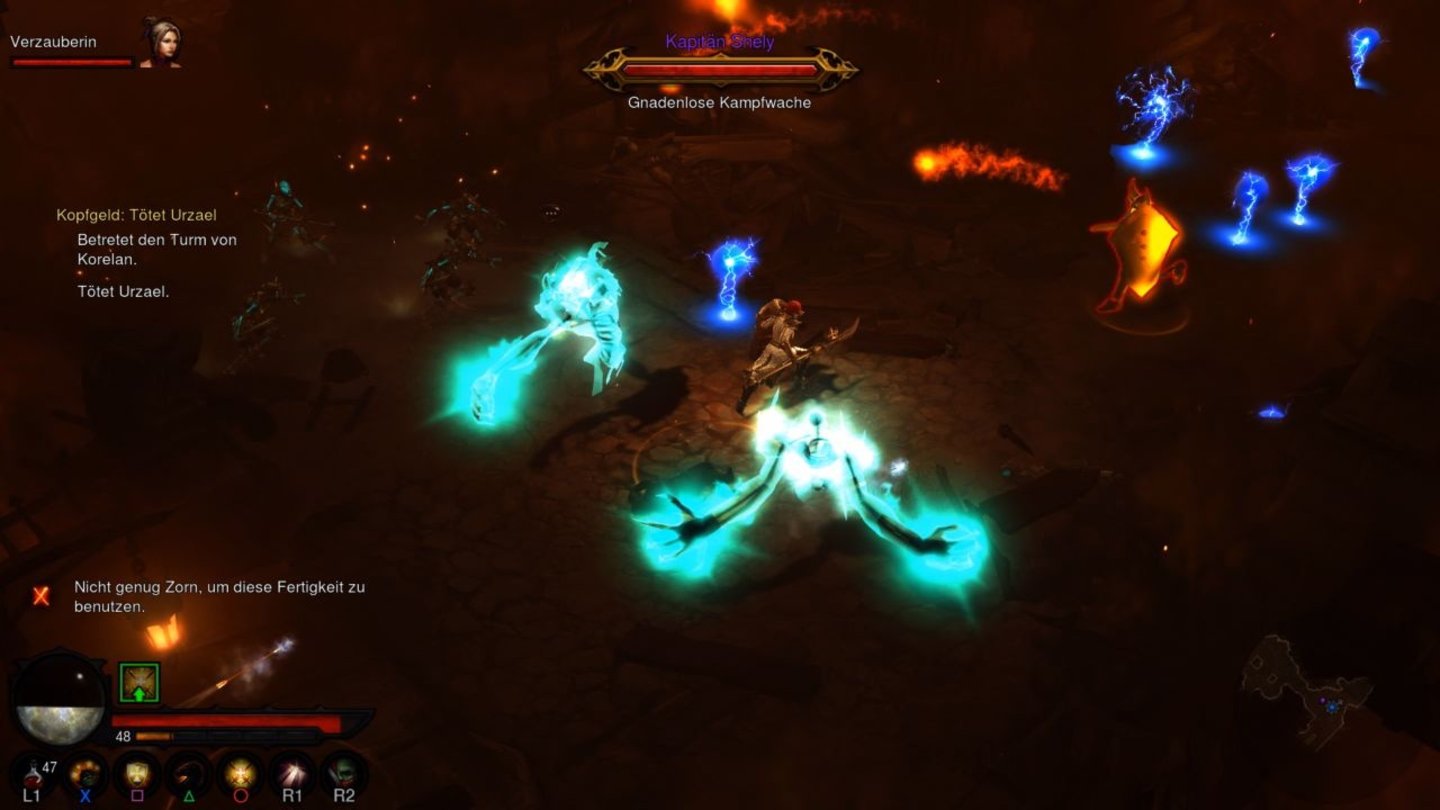 Diablo 3 - Ultimate Evil EditionKnallbunte Lichteffekte, die sich immer wieder miteiner düsteren Endzeitstimmung abwechseln, machen einen großen Teil der Spielatmosphäre aus.