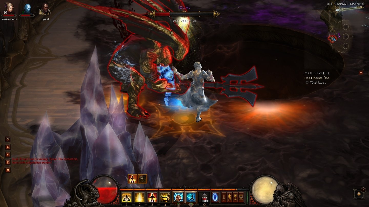 Diablo 3Der aus Diablo 2 bekannte gefallene Engel Izual feiert in Diablo 3 sein Bossgegner-Comeback.