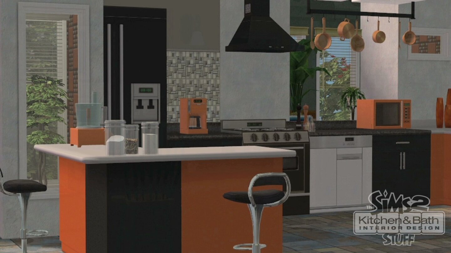 Die Sims 2 Küchen- und Bad-Einrichtungs-Accessoires 1