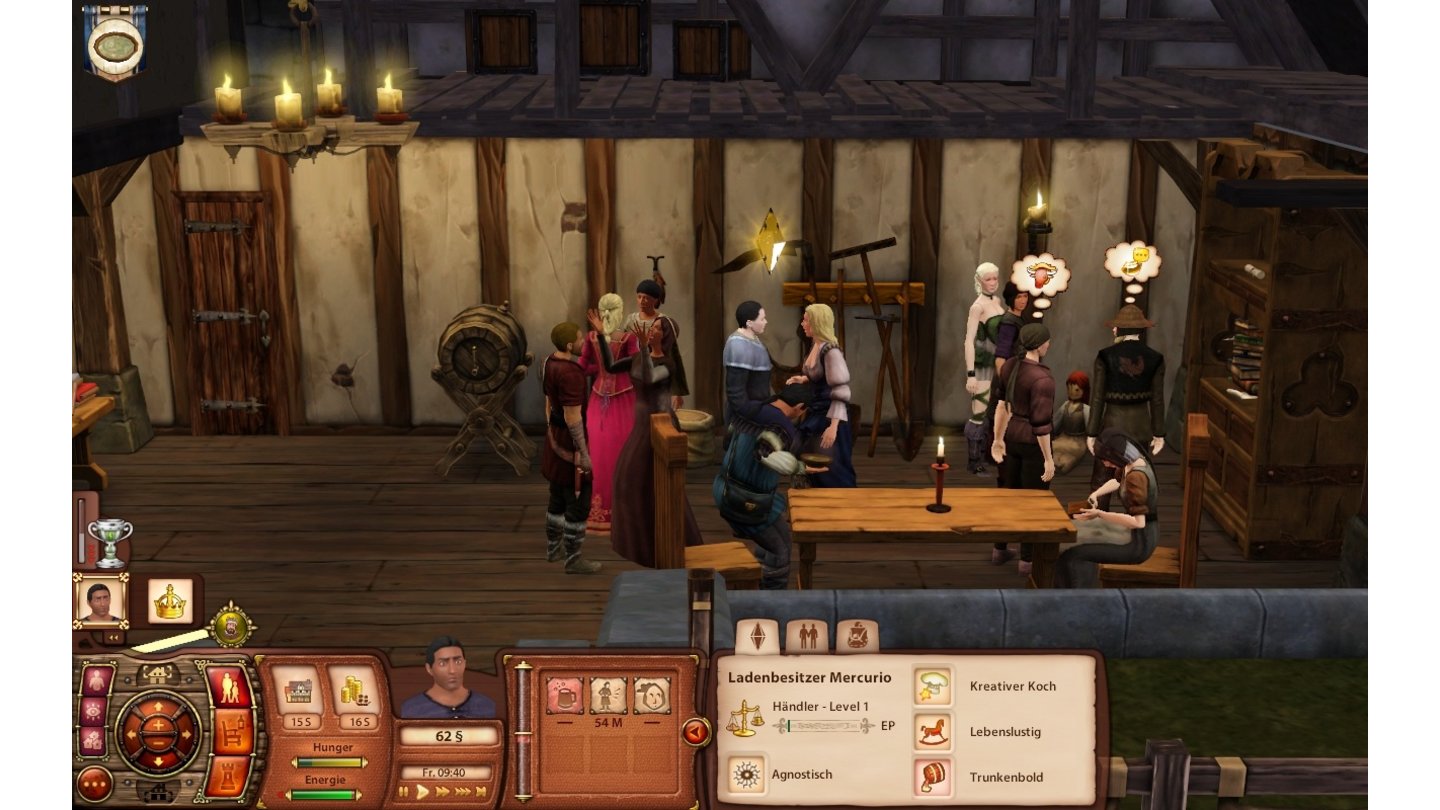 Die Sims: MittelalterPC-Screenshots aus Test-Version