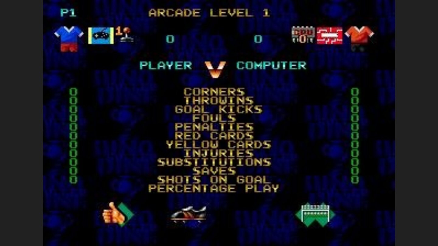 Stats in arcade mode