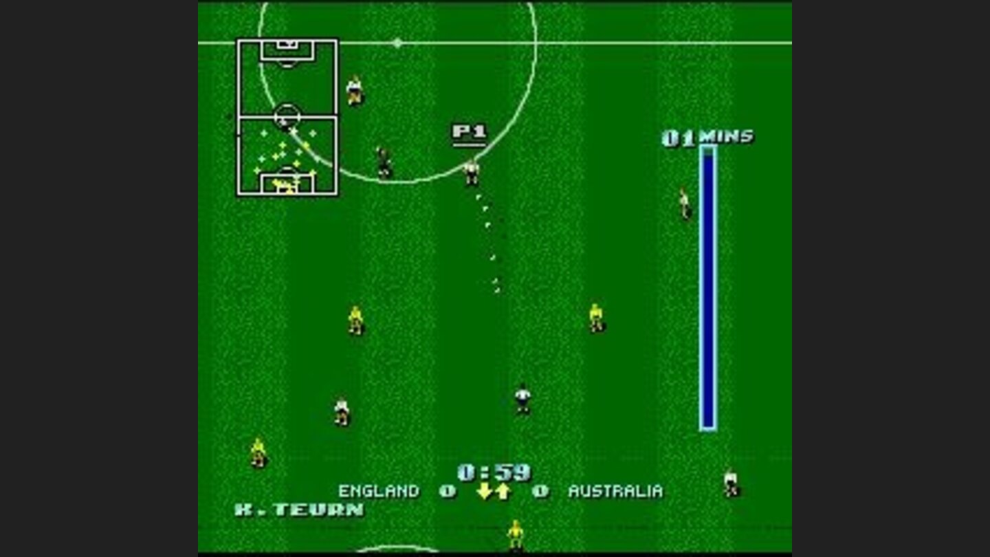 This line is used to aim Free Kicks