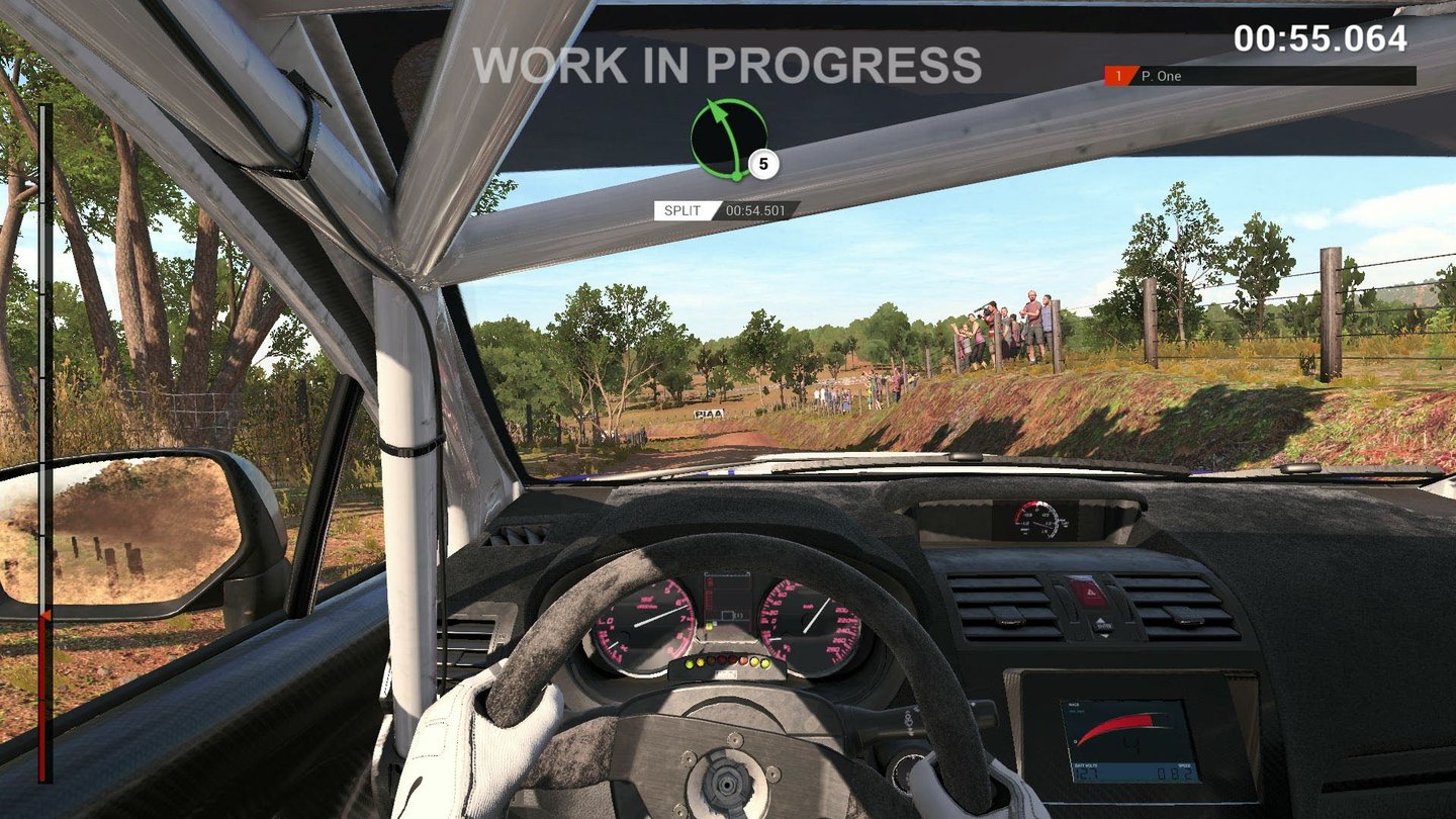 DiRT 4Die Cockpit-Perspektive bietet nach wie vor das intensivste Spielerlebnis. Insgesamt stehen bei DiRT 4 sechs Kamerawinkel zur Auswahl.